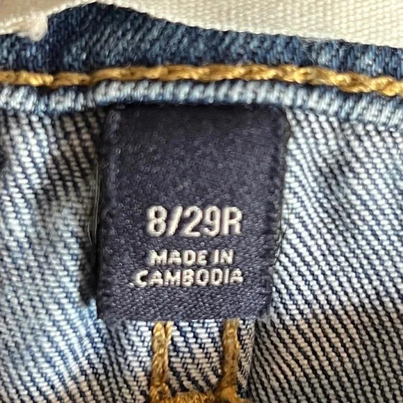 Universal Thread Blue Denim Overalls Size 8/29 - Picture 7 of 7